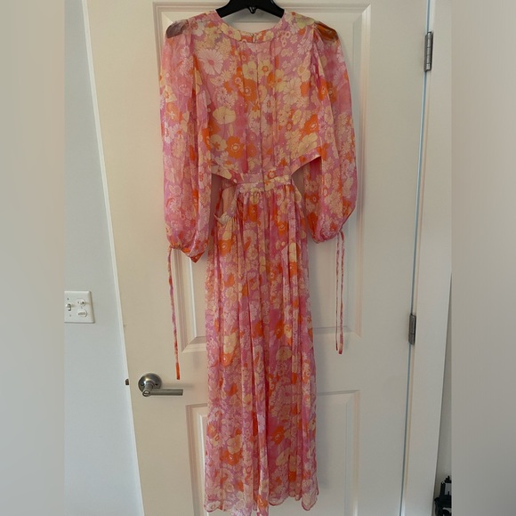 Maje Riso Floral Maxi Dress Size 40 (10 US) - Picture 6 of 12